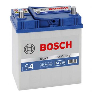 Bosch Silver S4 018 0092S40180 akkumultor, 12V 40Ah 330A J+ japn, (Honda Jazz GD, GE)